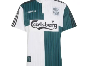 Liverpool FC 1995-96 Retro Quarter-Block Away Jersey