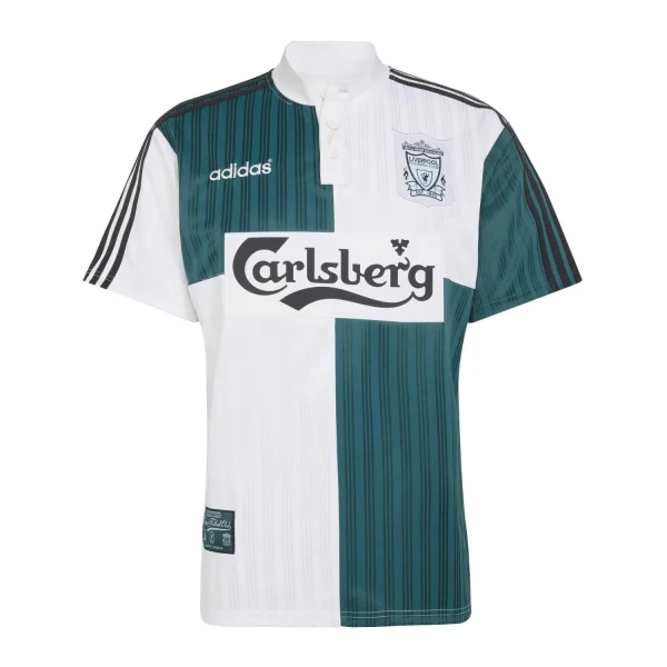 Liverpool FC 1995-96 Retro Quarter-Block Away Jersey