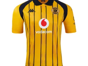 Kaizer Chiefs Classic Yellow Pinstripe Retro Jersey