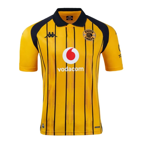 Kaizer Chiefs Classic Yellow Pinstripe Retro Jersey