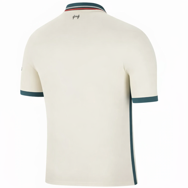 45145523 Liverpool FC Cream & Teal Collared Away Jersey