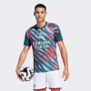 KC0011_21_model Arsenal FC Red & Blue Graphic Pre-Match Jersey
